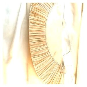 Stained cream clutch